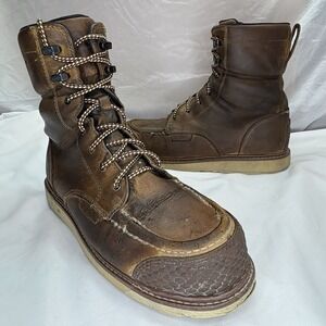 Brunt Marin 8" Waterproof Comp Toe Mens 11.5 Brown Leather Work Boots